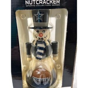 Dallas Cowboys NFL Snowman Nutcracker Sports Collectors Series Christmas Gift